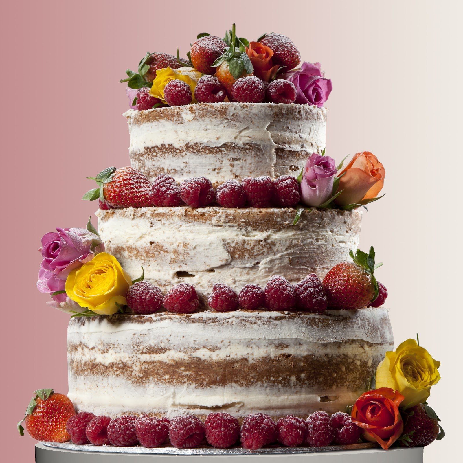 Красивые торты. Открытый торт. Свадебный торт с фруктами. Фруктовый свадебный торт. Большой торт.