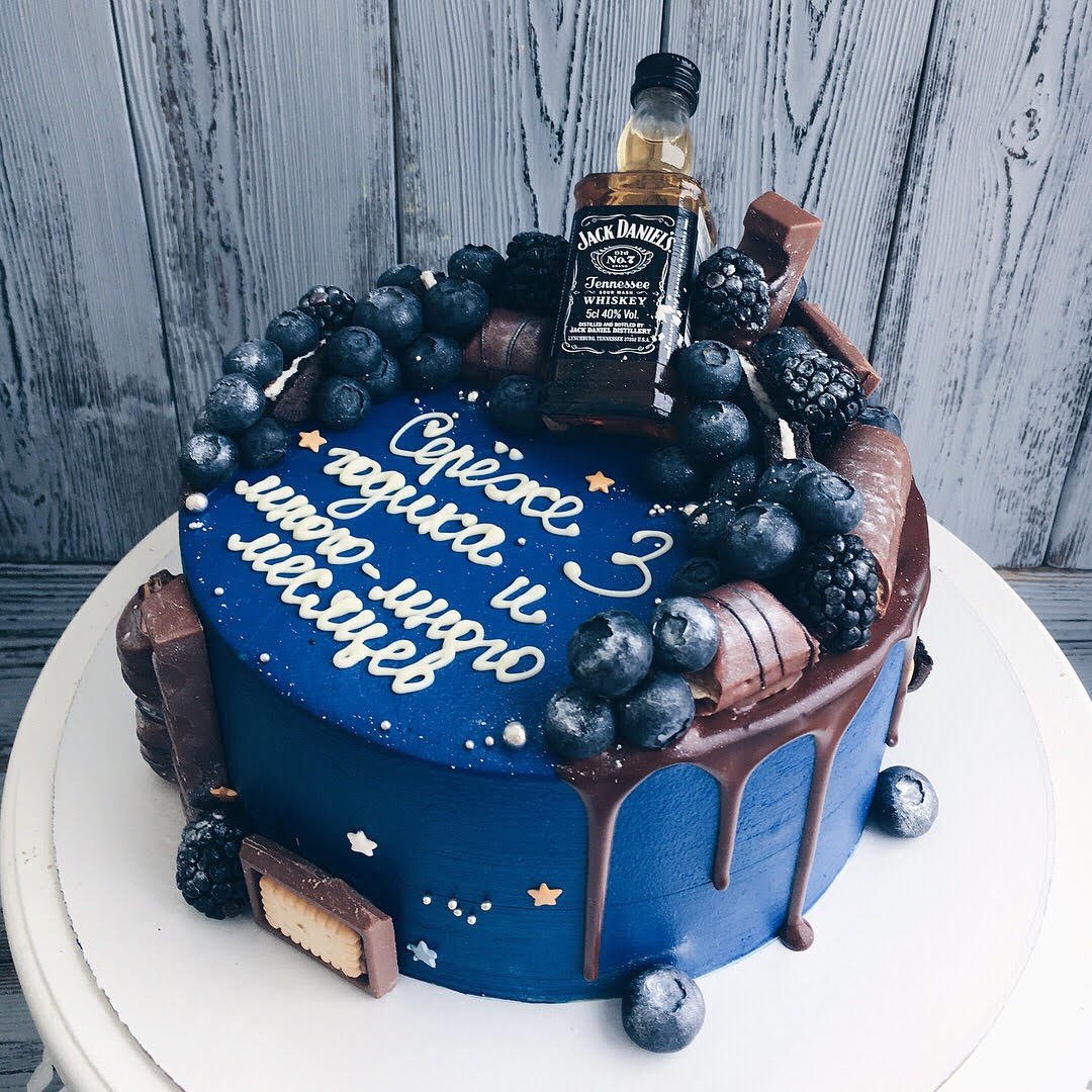Шоколадный торт на заказ на день рождения мужчине фото