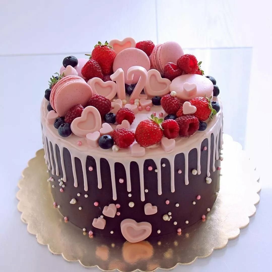 Дизайн торта для девушки 16 лет