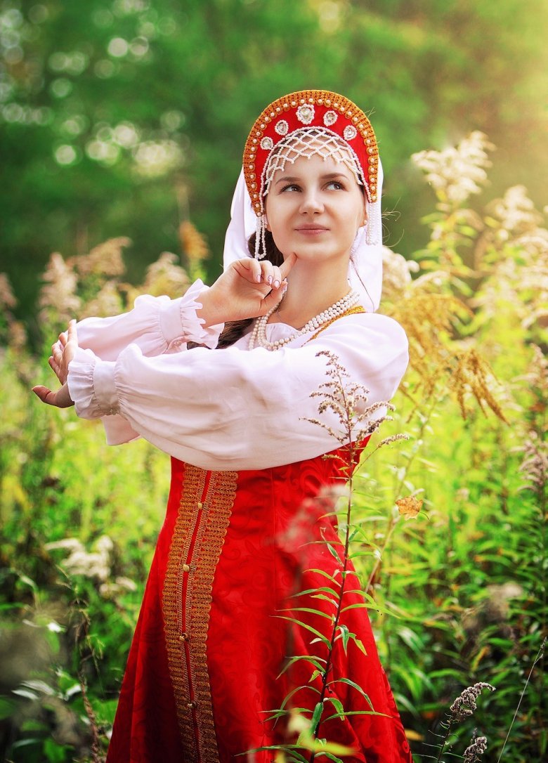Фото Девушек В Русских Нарядах