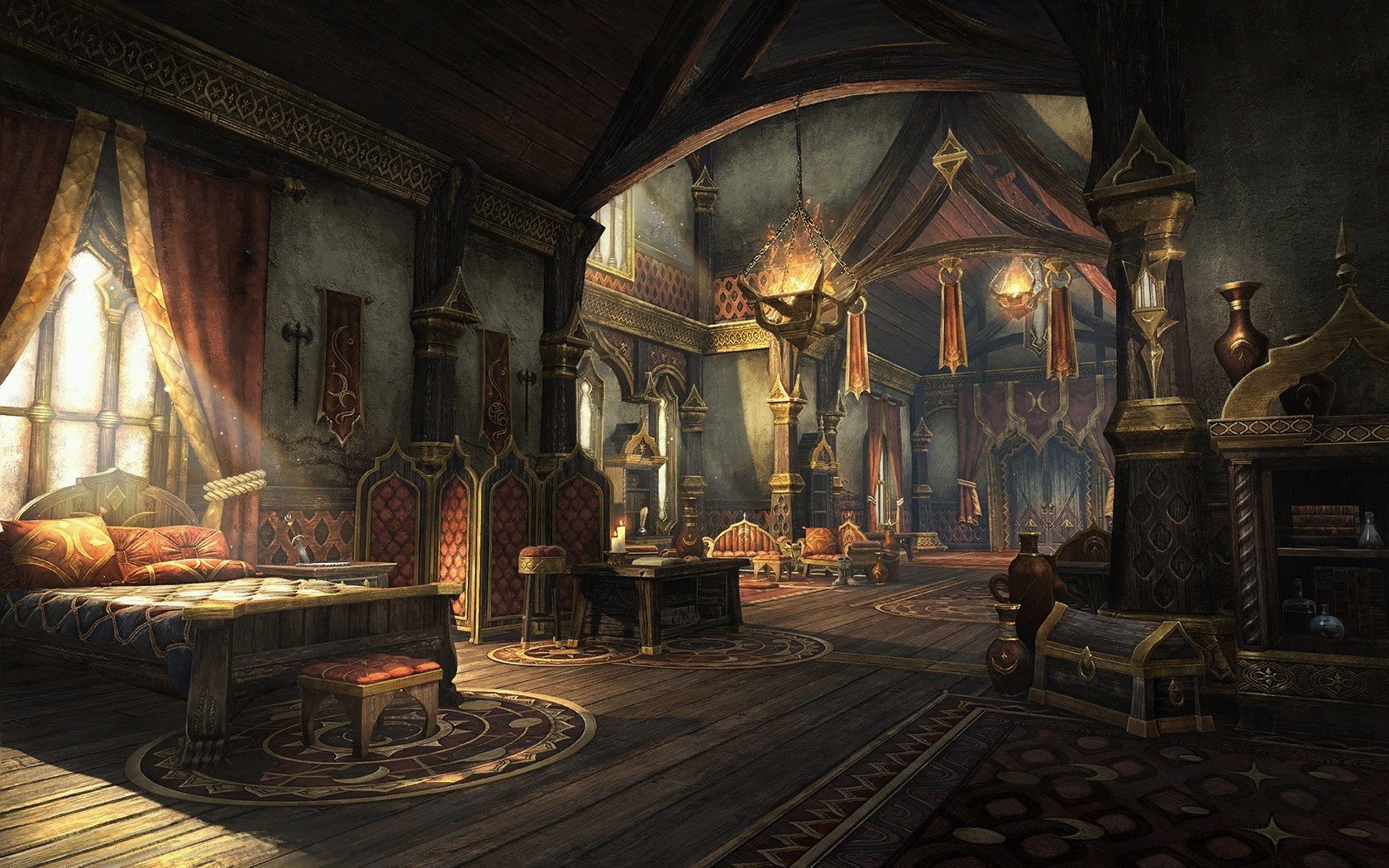 Тронный зал the Elder Scrolls