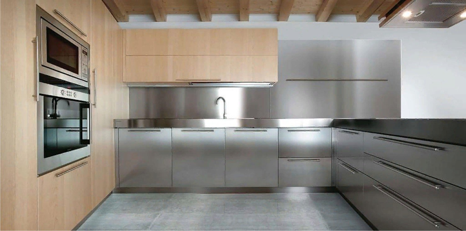 алюминиевая мебель для кухни