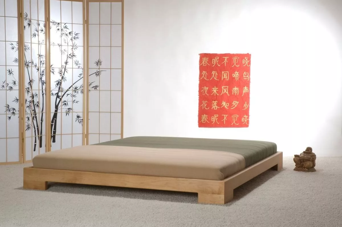 Низкая кровать в японском стиле (51 фото)