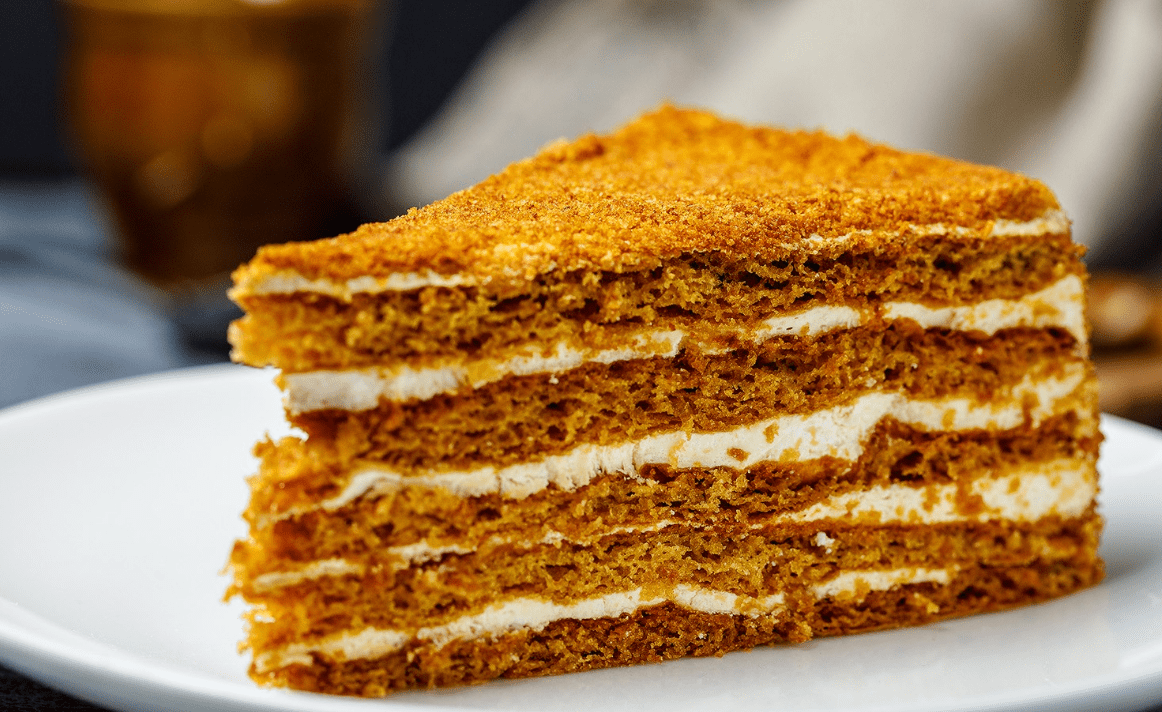 Торт медовик со сметанным кремом (55 фото) 