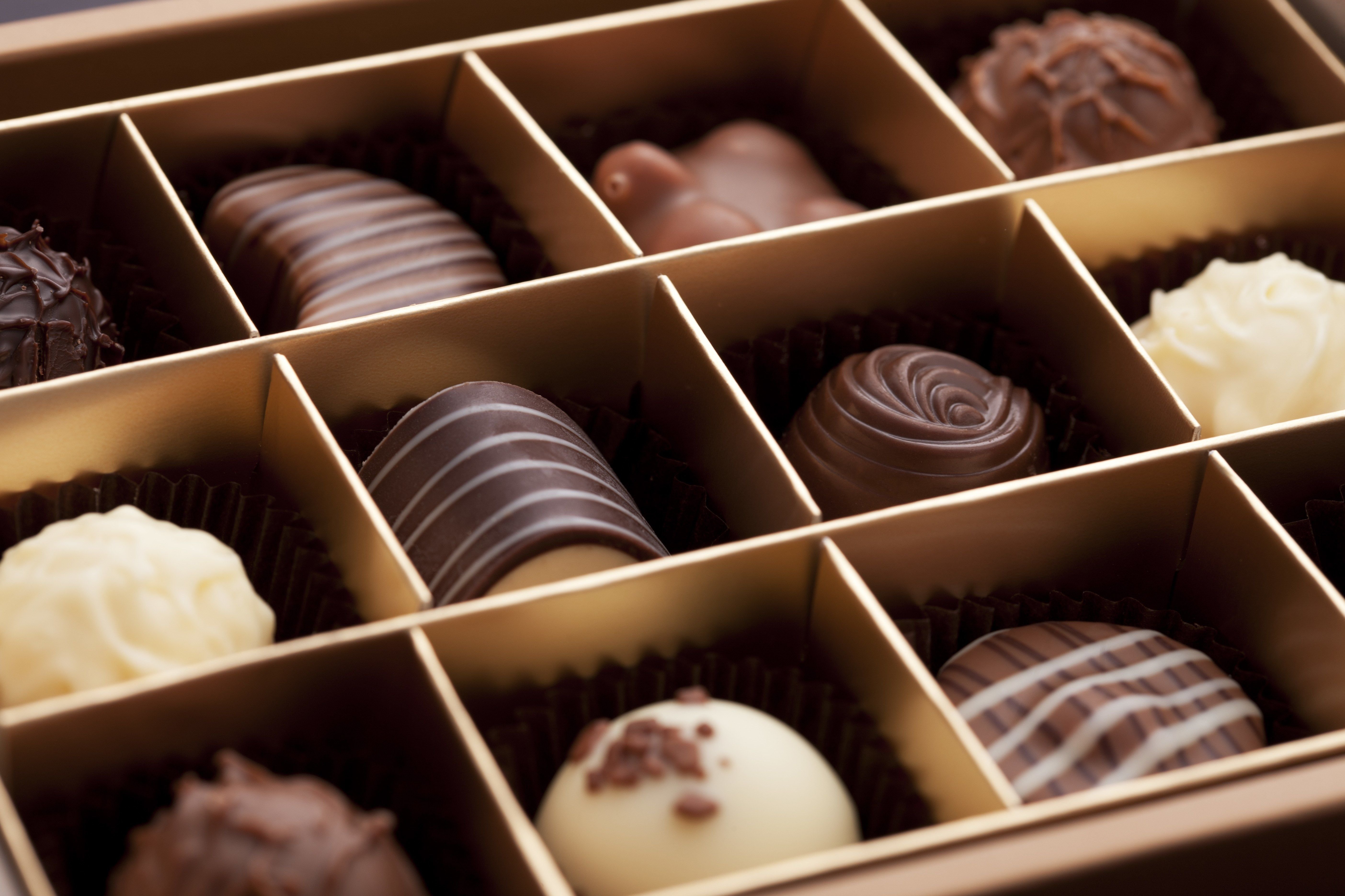 Коробка шоколадных конфет