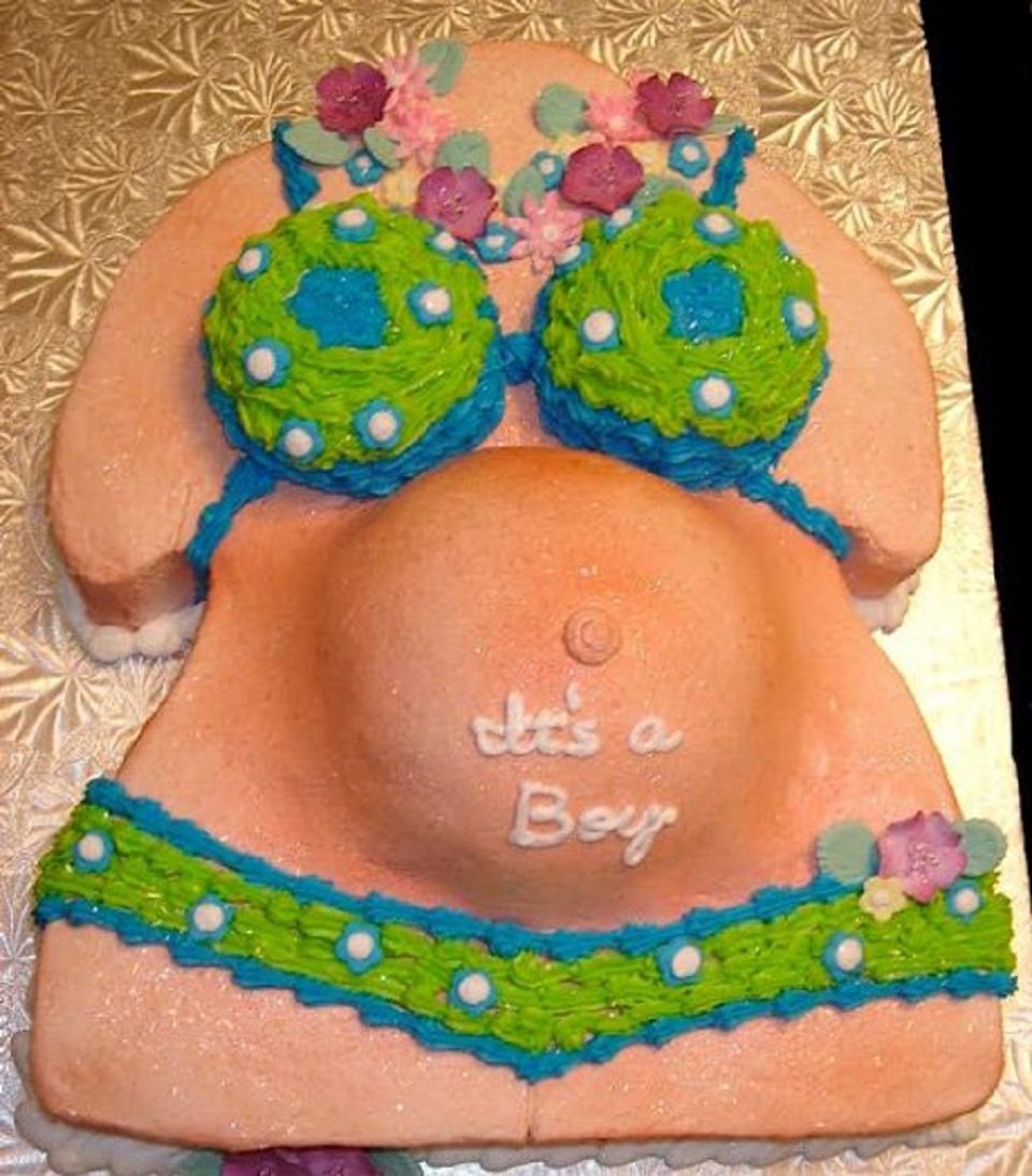 Торт в виде груди (64 фото) .
