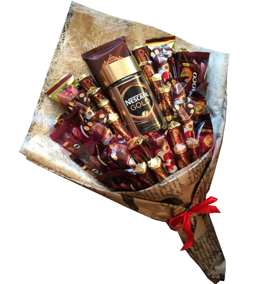 Подарок из конфет для мужчины: шоколадные подарки для любимого парня