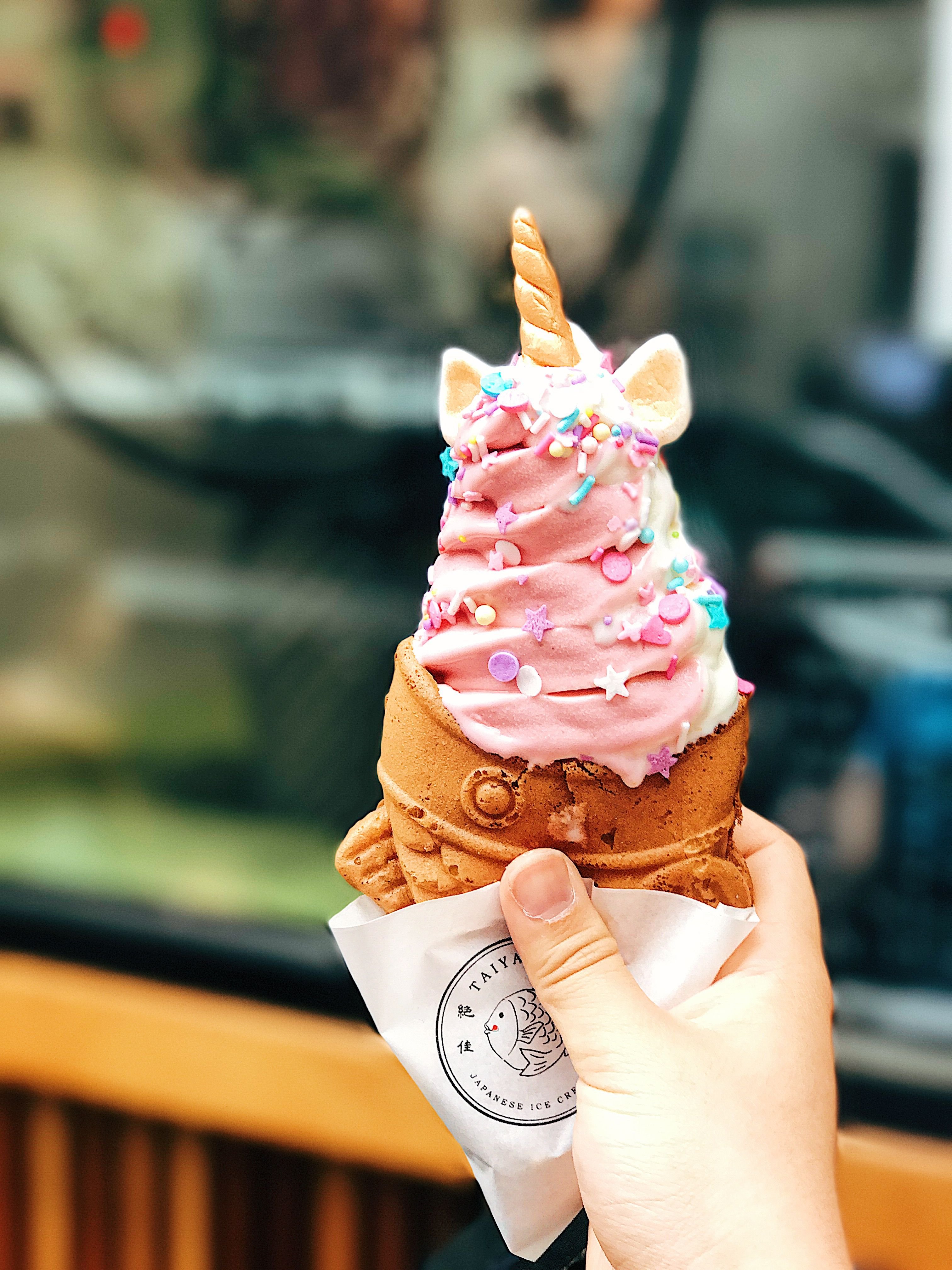 Cold treats. Тайяки. Taiyaki Ice Cream. Taiyaki NYC.. Мягкое мороженое.