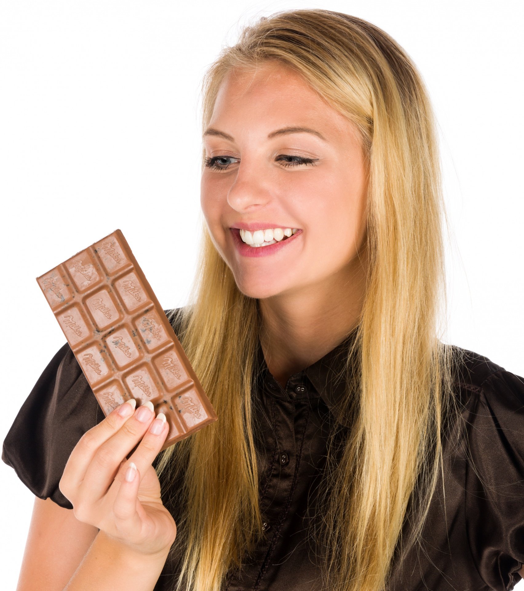 Шоколадка женщина