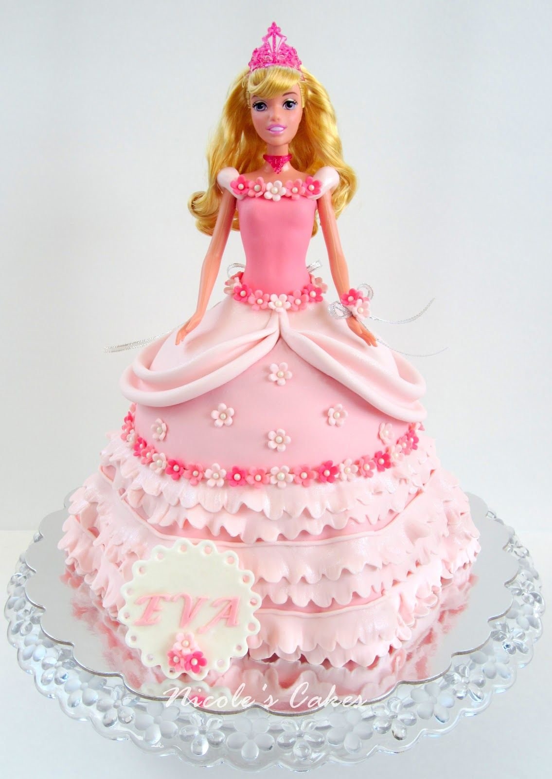 Торт для девочки с принцессой. Торт с принцессами. Тортик для принцессы.