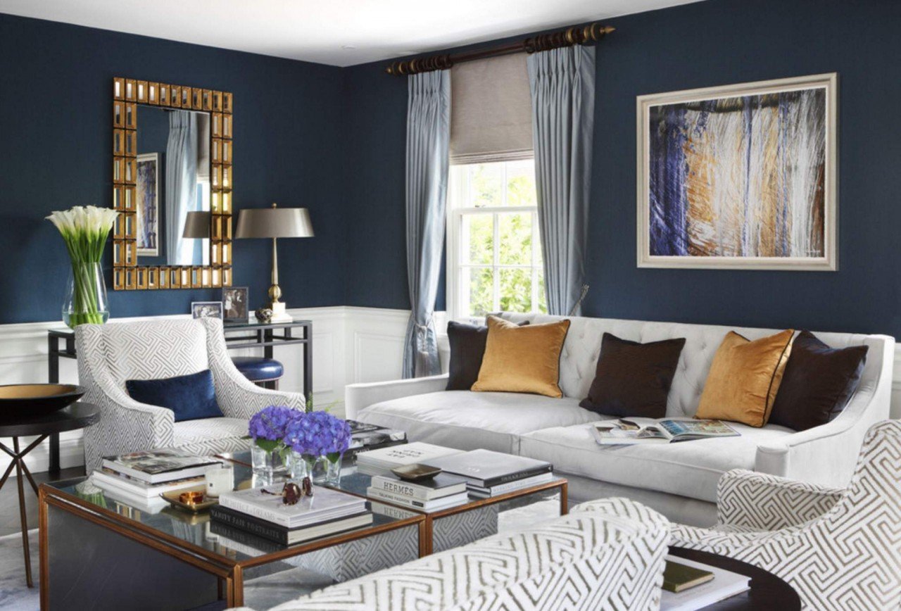 Сочетание цветов в интерьере гостиной серый. Серый и синий в интерьере. Серо синяя гостиная. Серо синий интерьер гостиной. Гостиная в серо синих тонах.