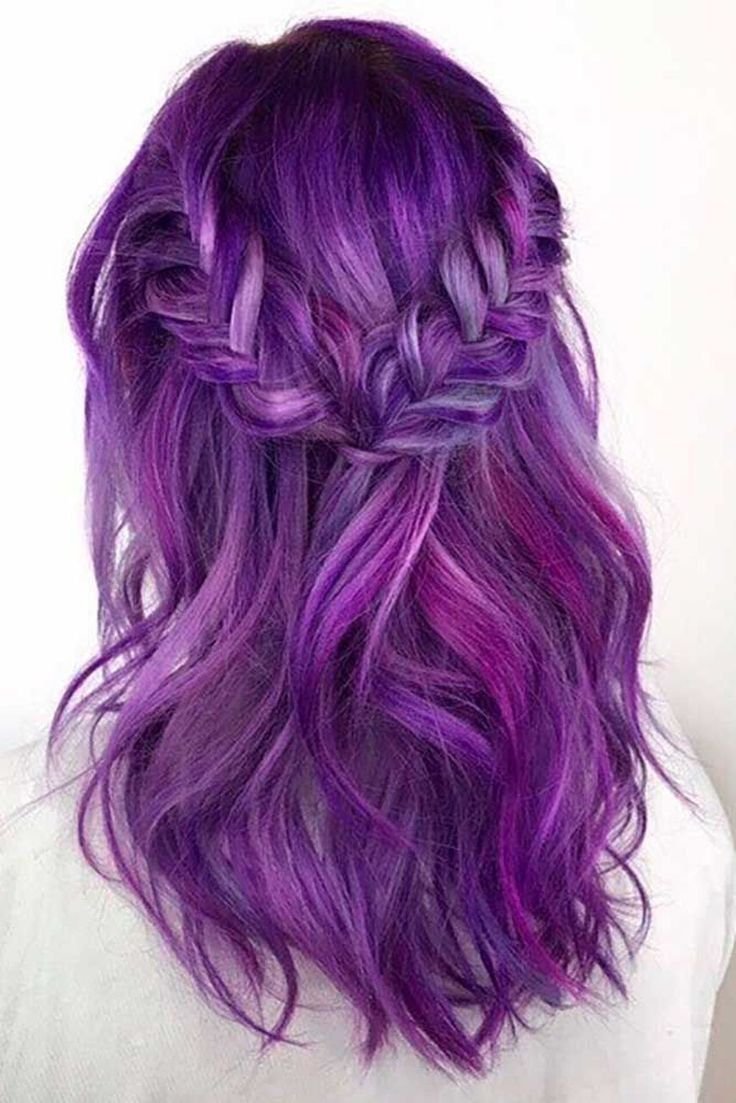Фиолетовый вб. Пурпл Хаир. Фиолетовые волосы. Фиолетовое окрашивание волос. Фиолетово сиреневые волосы.
