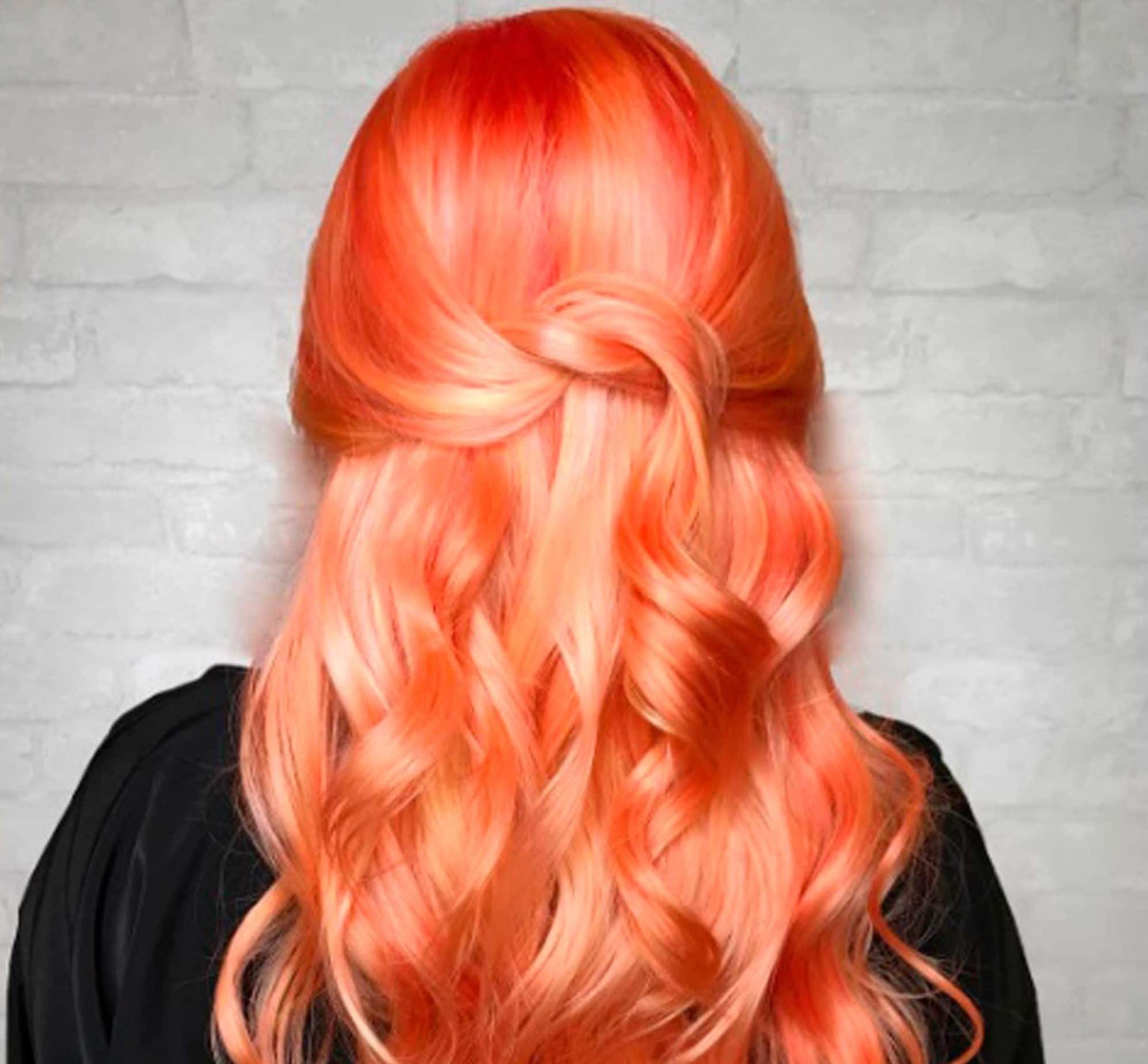 Чем красить оранжевые волосы