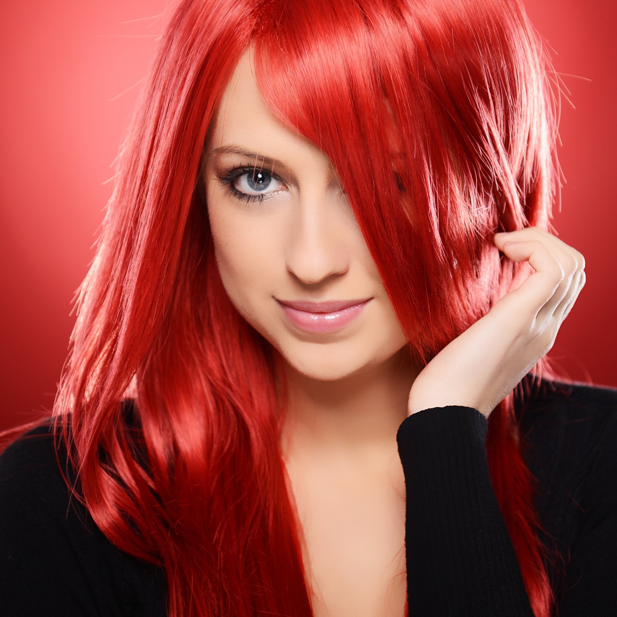 Красно рыжие волосы (59 фото) .