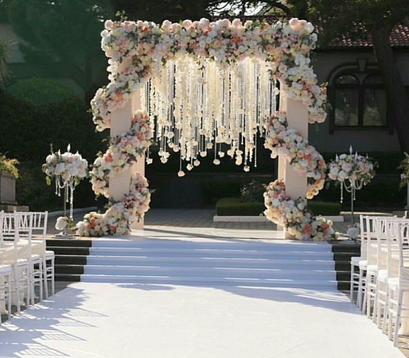 Свадебная арка марьяж