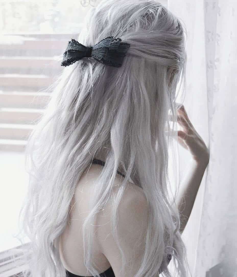 Белые волосы Эстетика