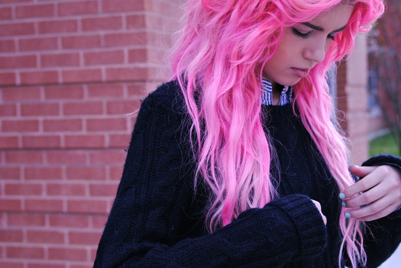 Диана Астер с розовыми волосами (33 фото) .