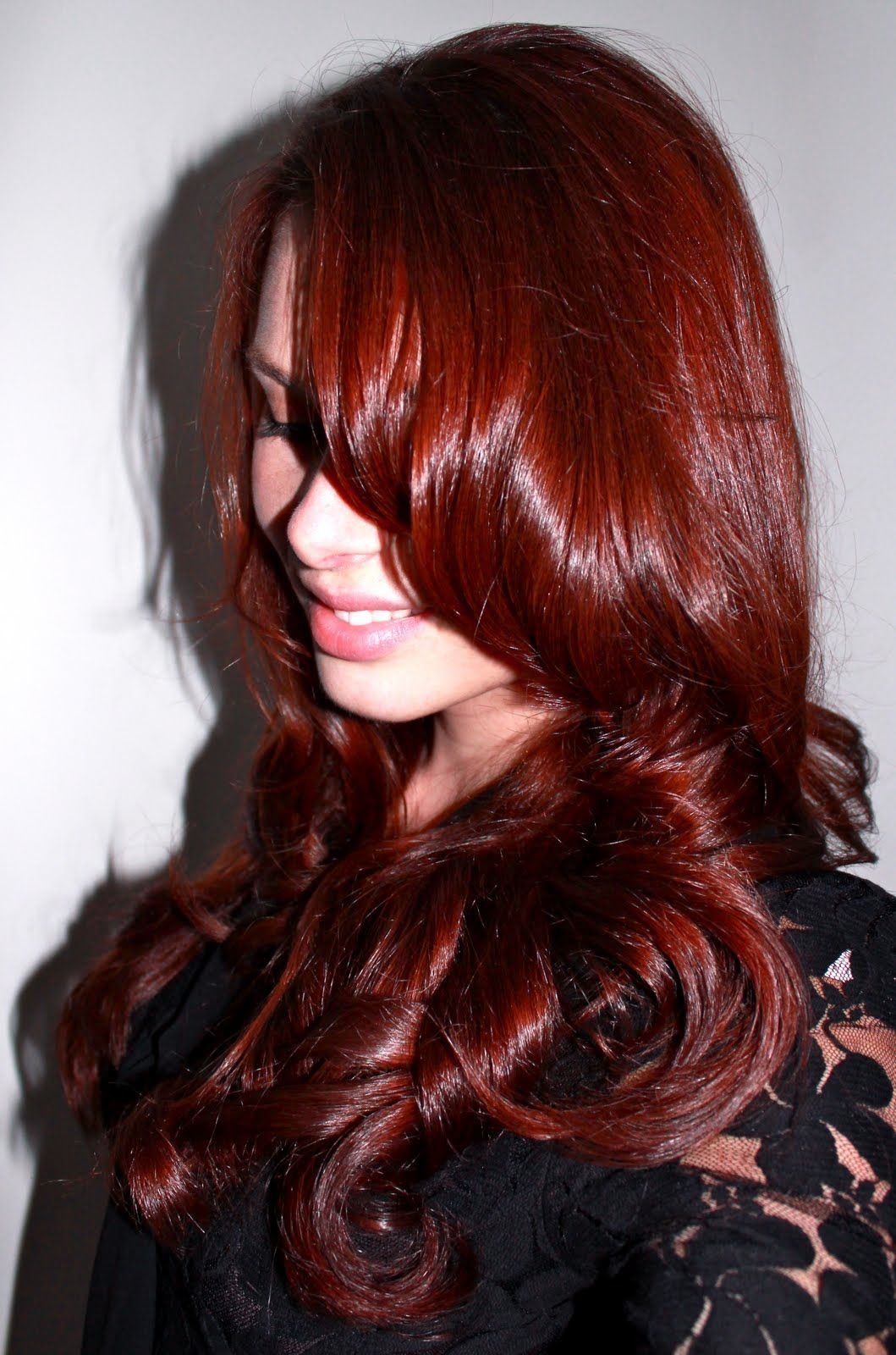 темно русый красный цвет волос фото
