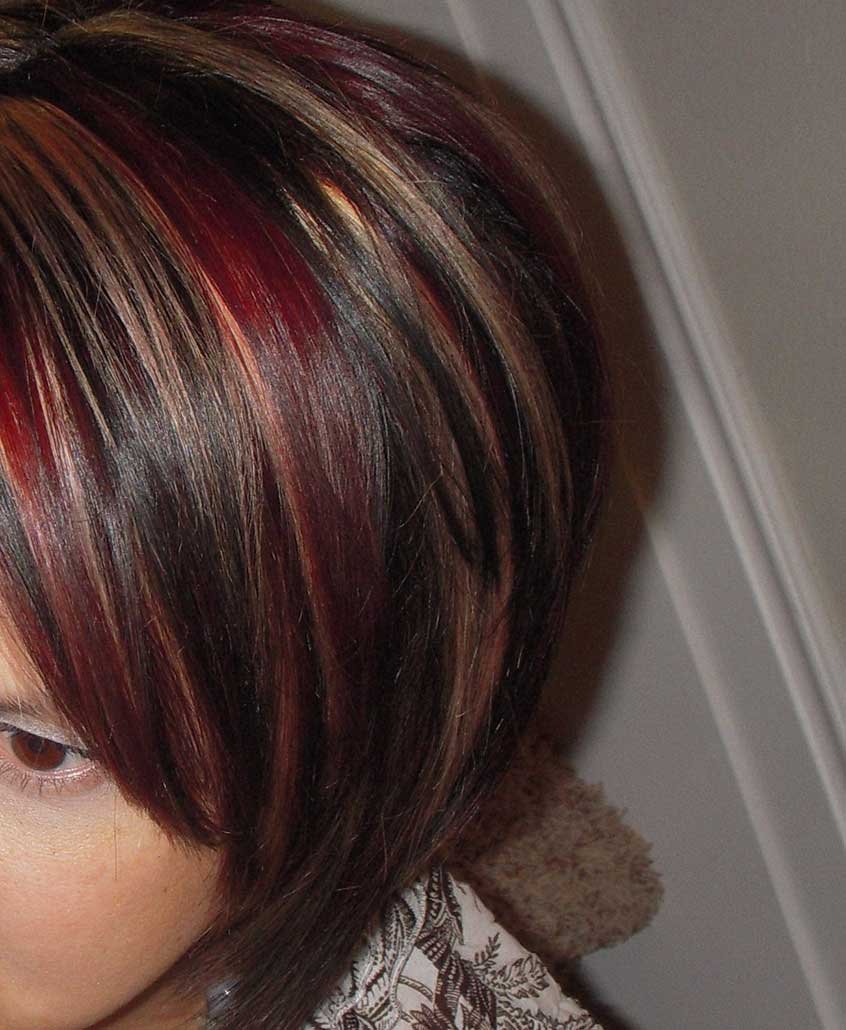 Как покрасить волосы в два цвета в домашних условиях на короткие волосы