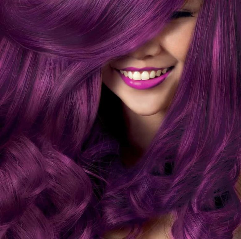 Пурпурные волосы 