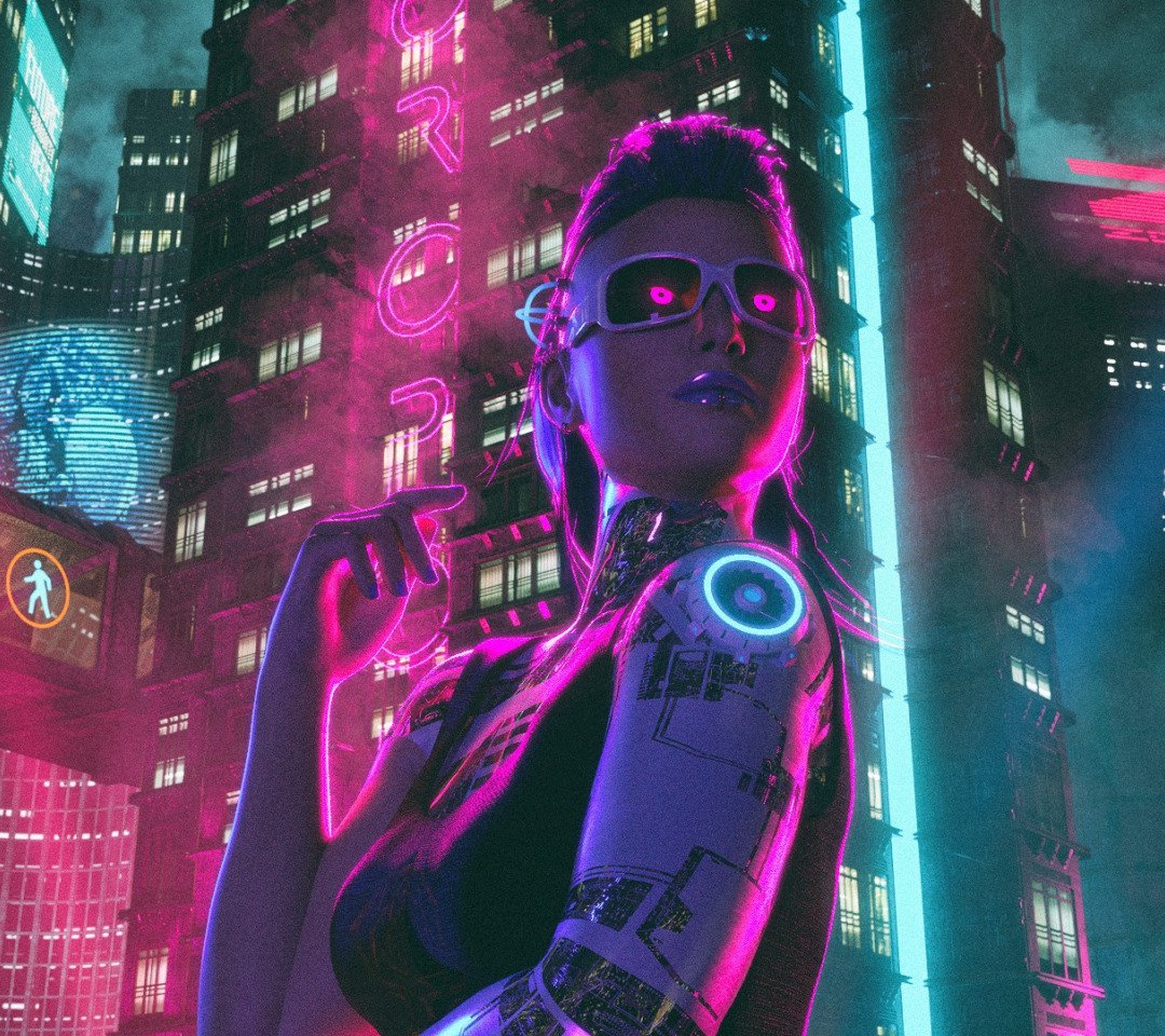 Cyberpunk avatar girl фото 59