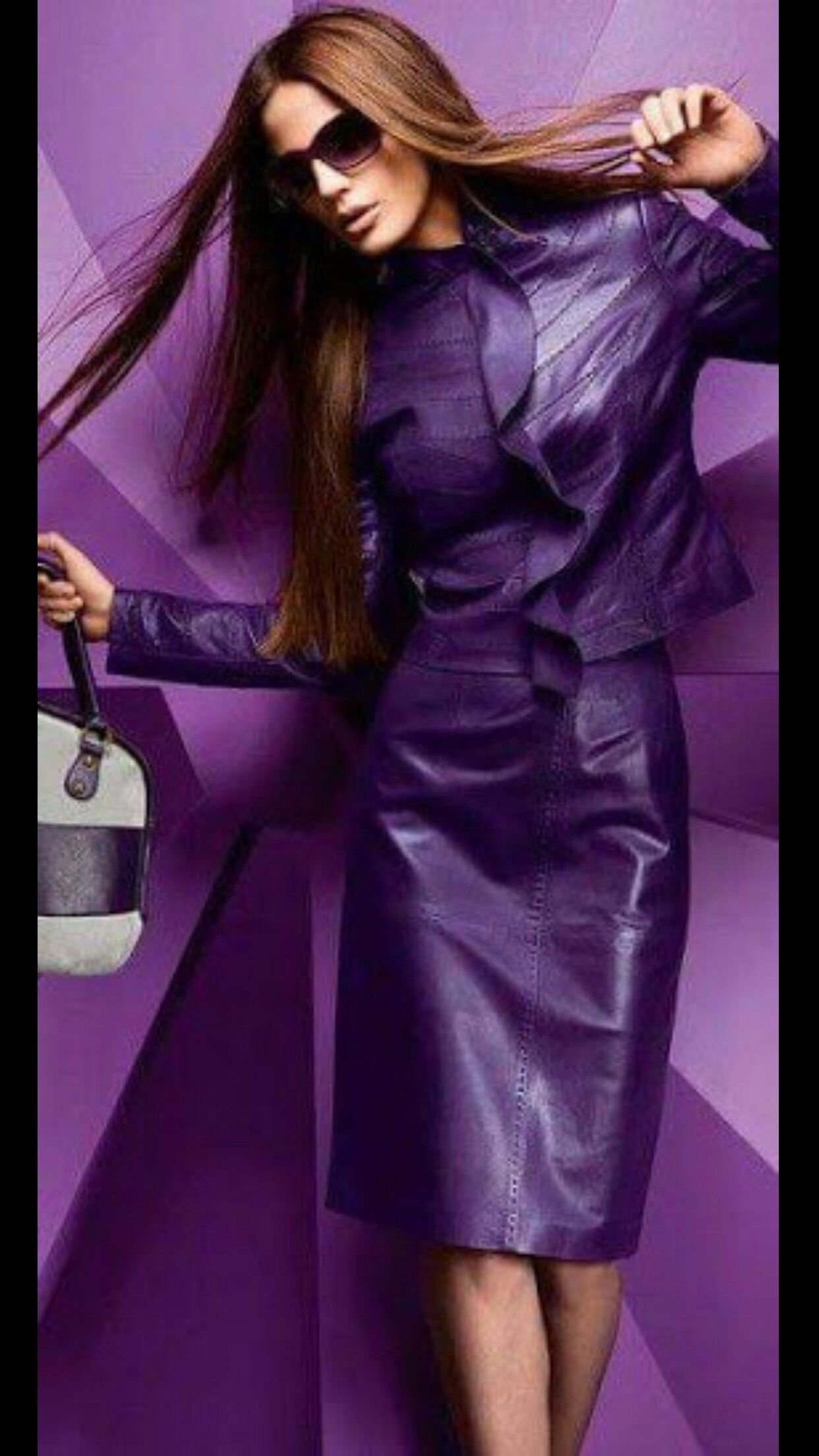 Лиловый цвет фото в одежде женщины фото