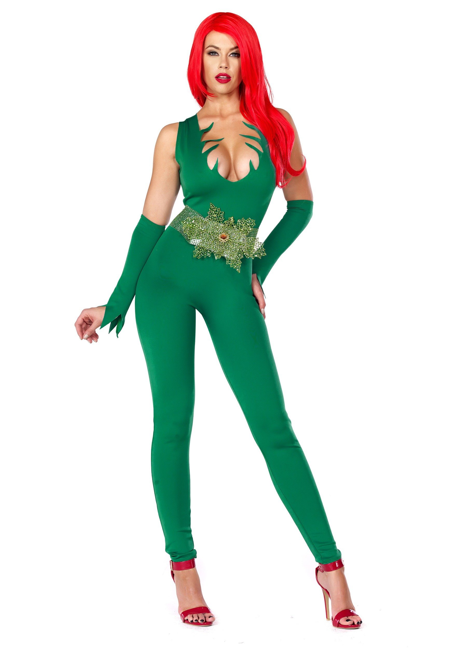 Женщина плющ. Ядовитый плющ костюм. Костюм плюща. Девушка в зеленом костюме. Зеленый костюм женский.