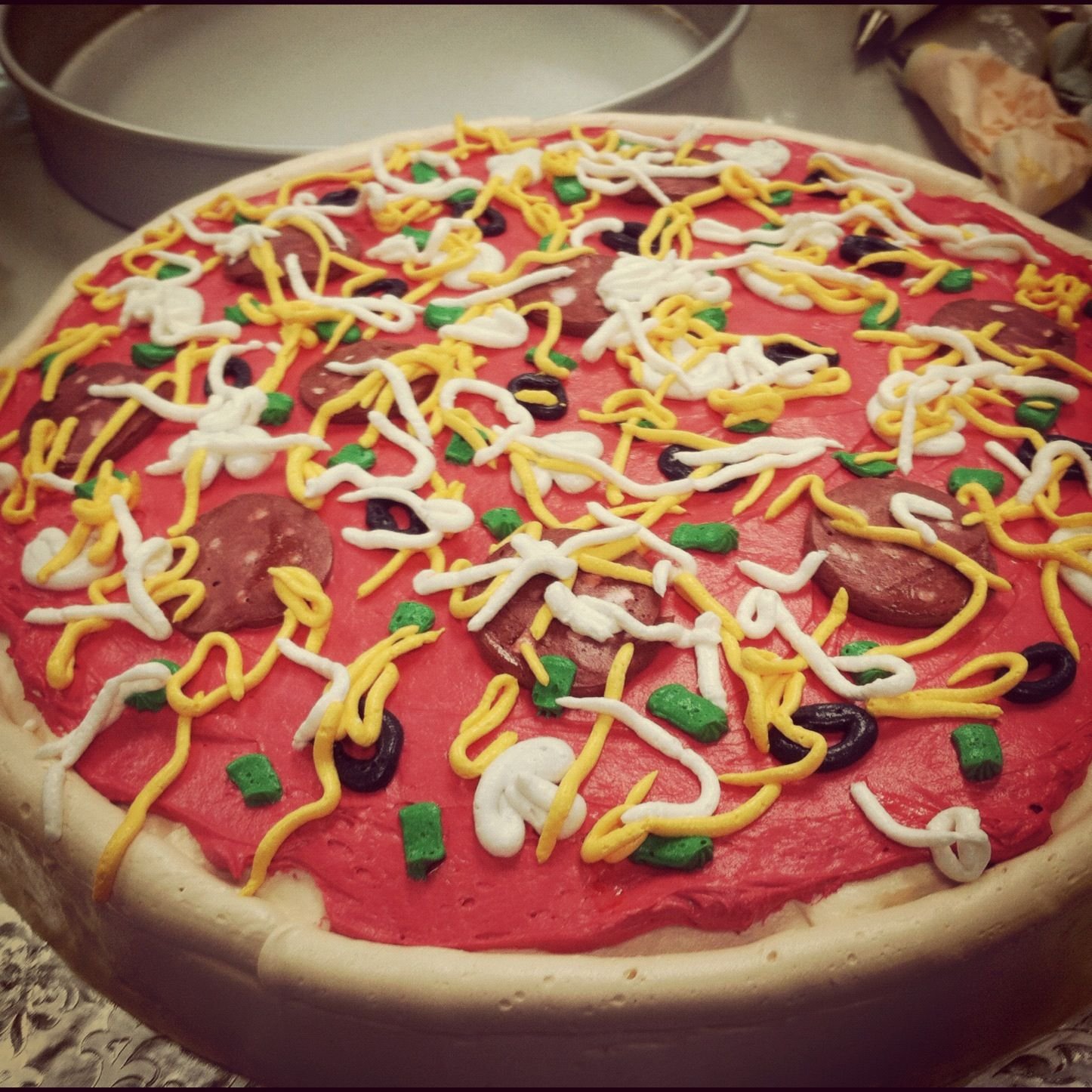 торт в виде пицца фото фото 98