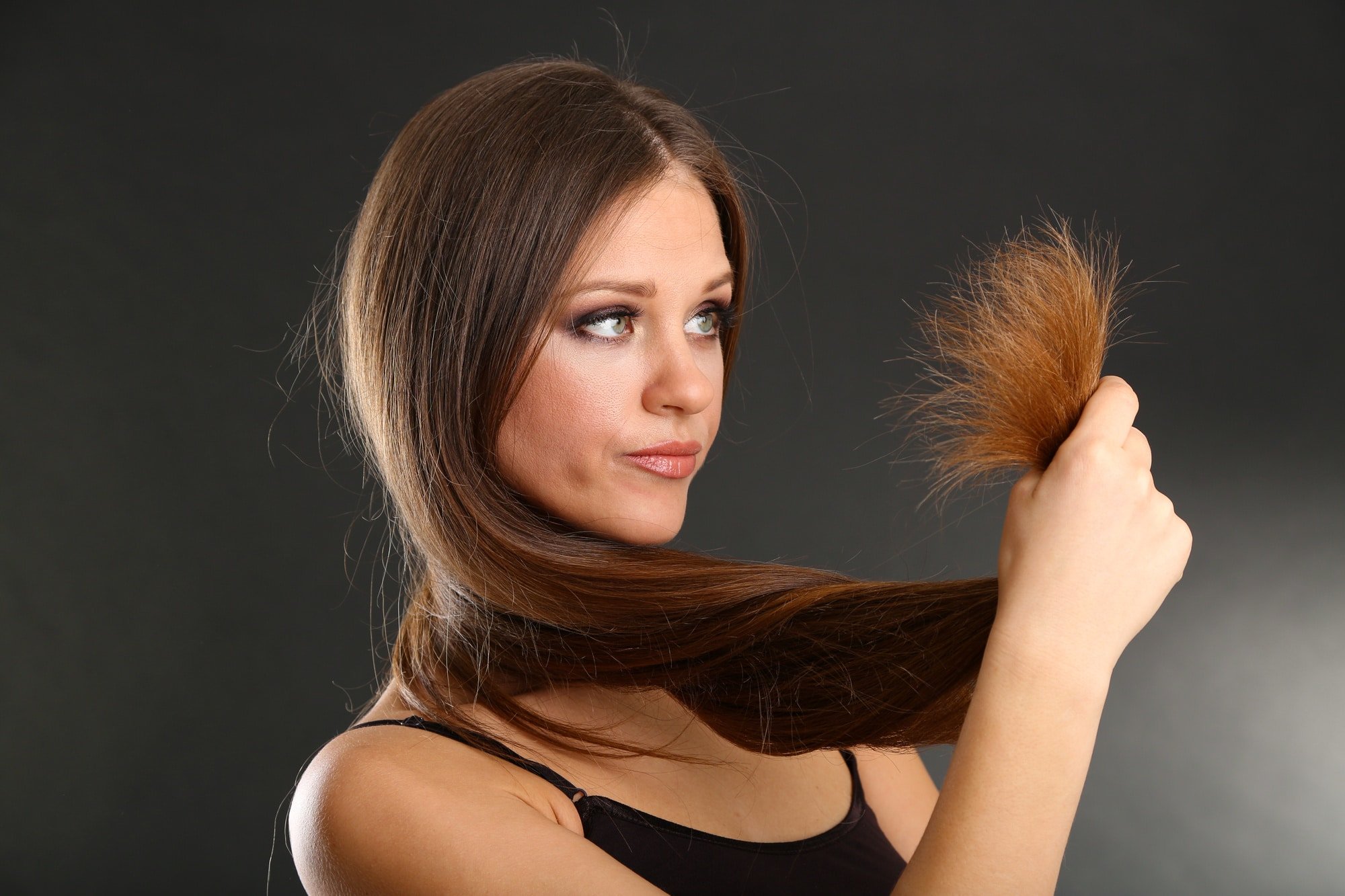 Как собрать редкие длинные волосы