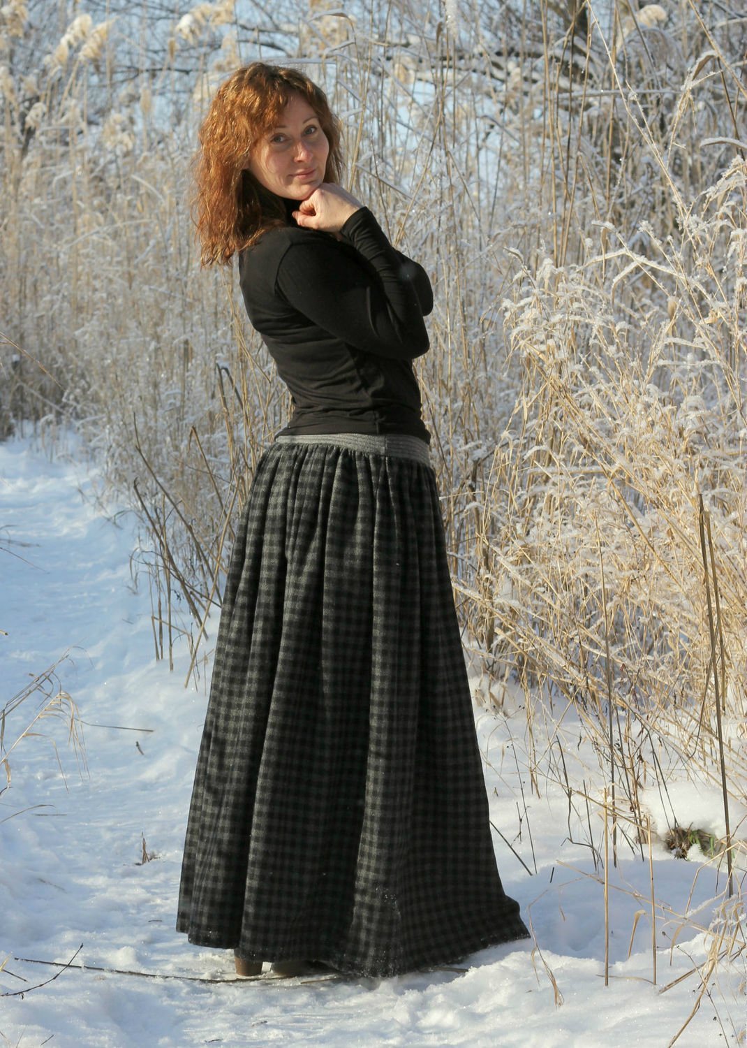 Зимняя юбка