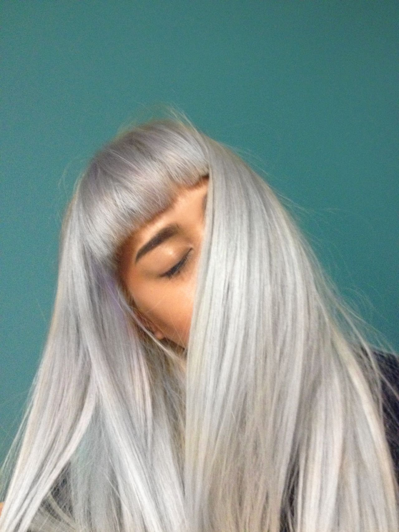 Как покрасить седые волосы в платиновый цвет волос