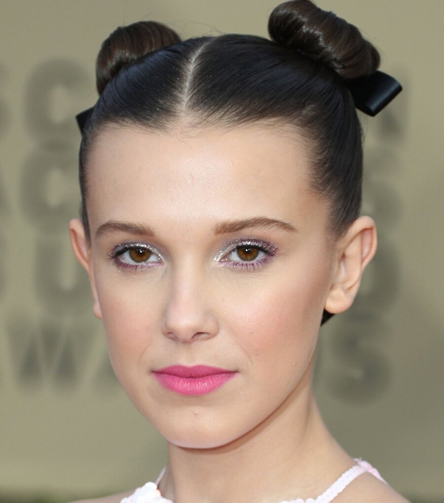 Millie bobby brown pigtails