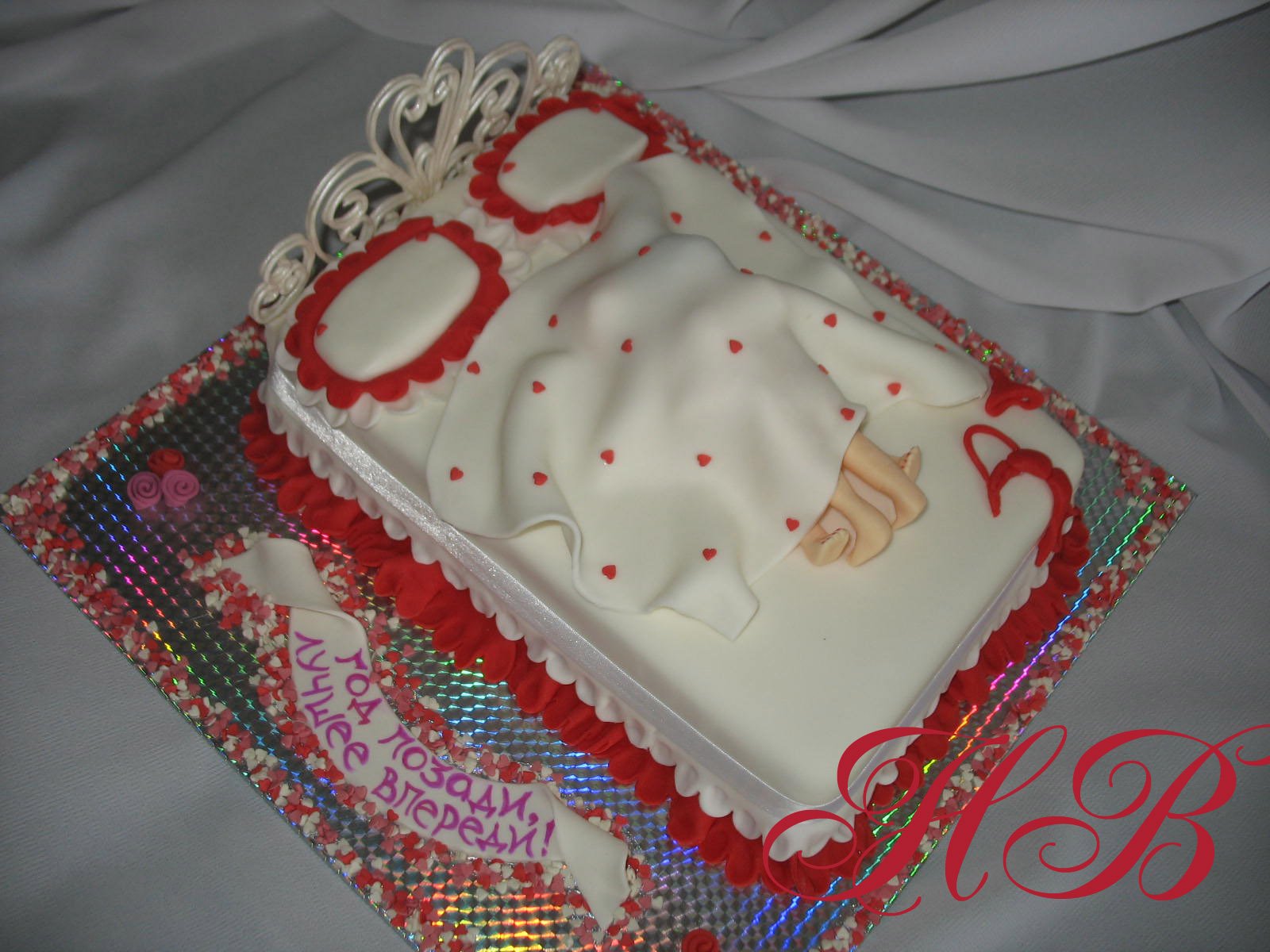 Торт на первую годовщину свадьбы кремовый
