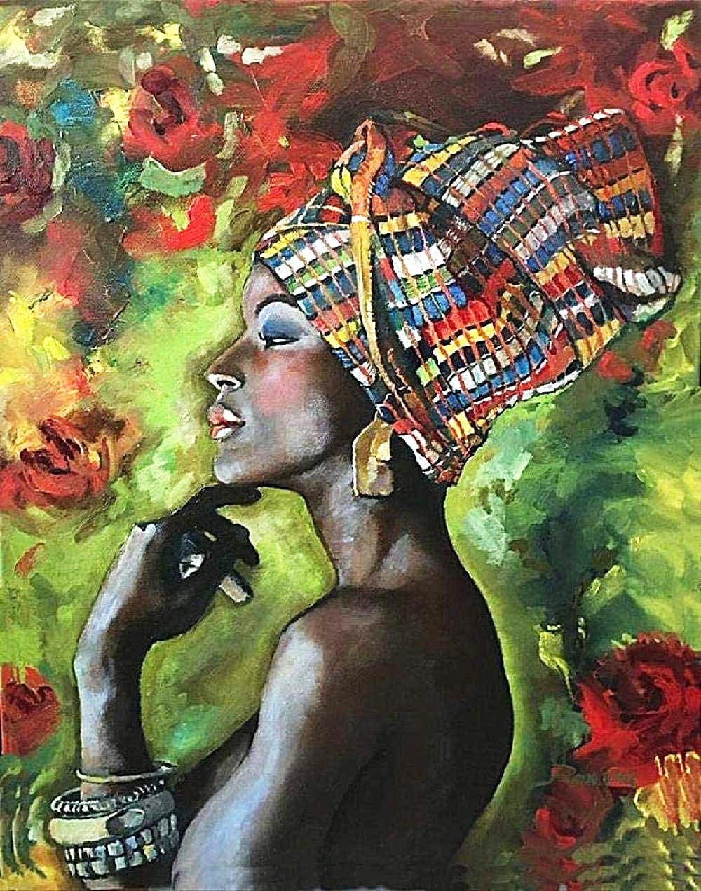 Картина негритянка. Современная живопись Африки. Африканские женщины в живописи. Портрет африканки. Негритянка живопись.