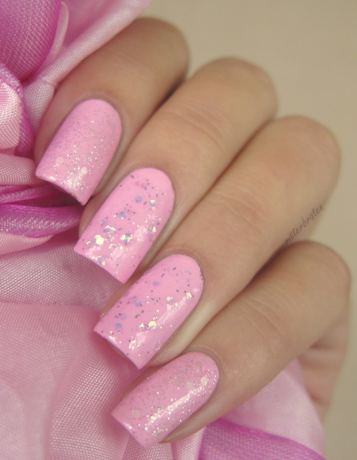 Дизайн ногтей розового цвета (57 фото) .