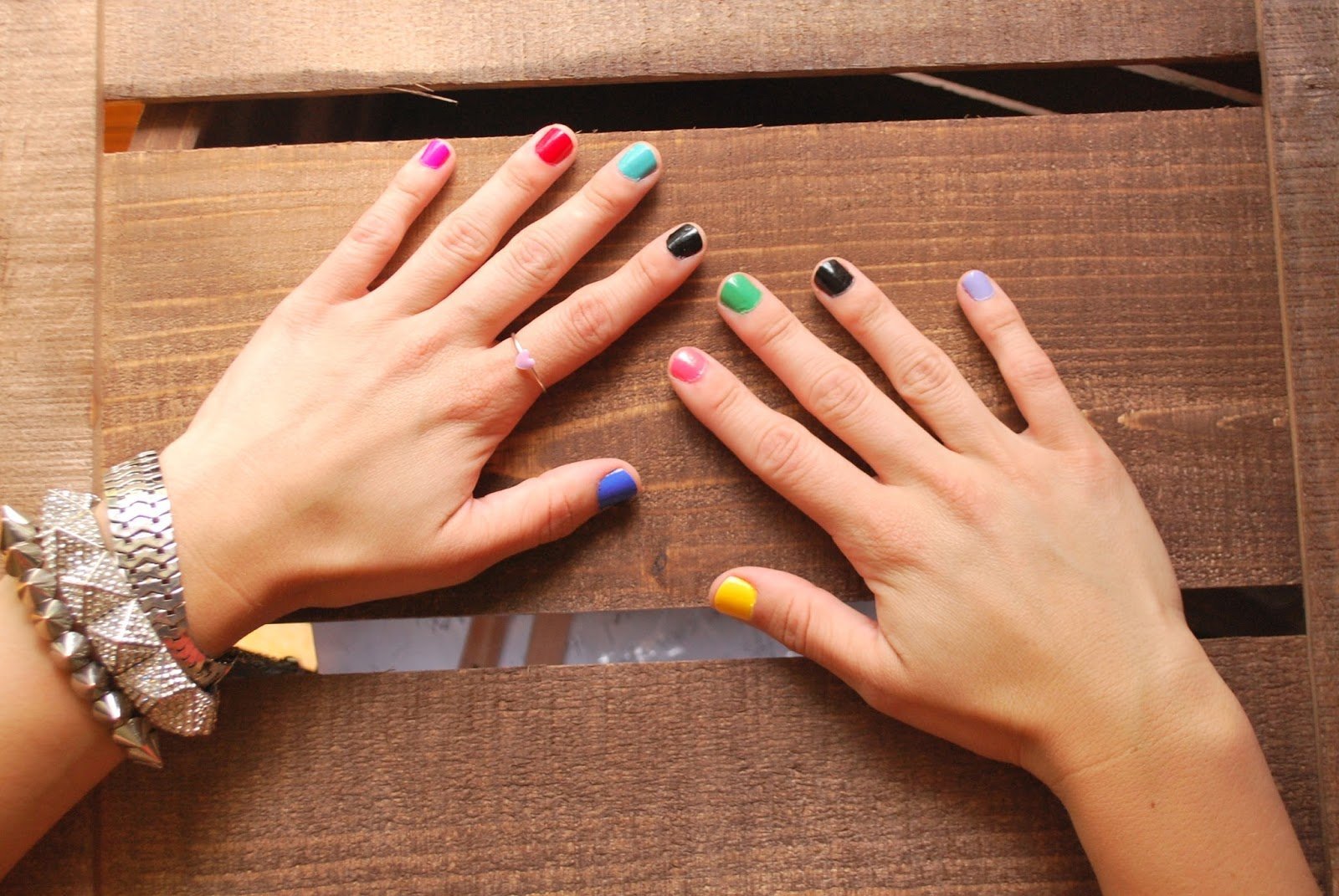 Дизайн ногтей разные цвета на руках (60 фото) .