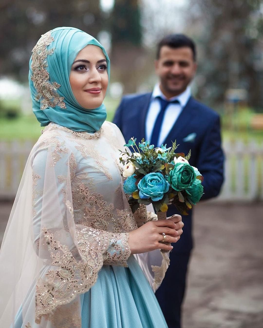 Мусульманская невеста. Салихат Касумова в хиджабе 2020.