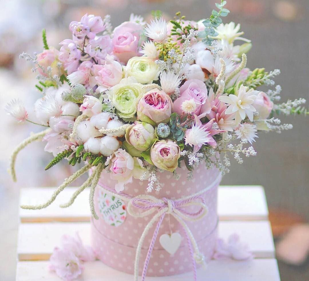 Красивый букет цветов для девушки с днем рождения картинки