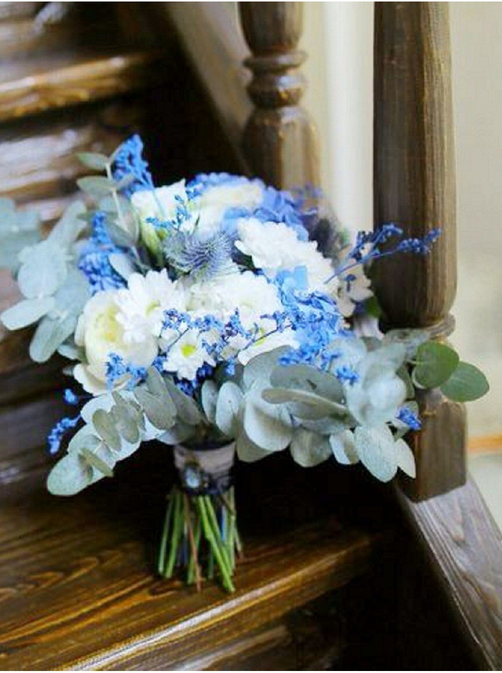 Букет в синем цвете