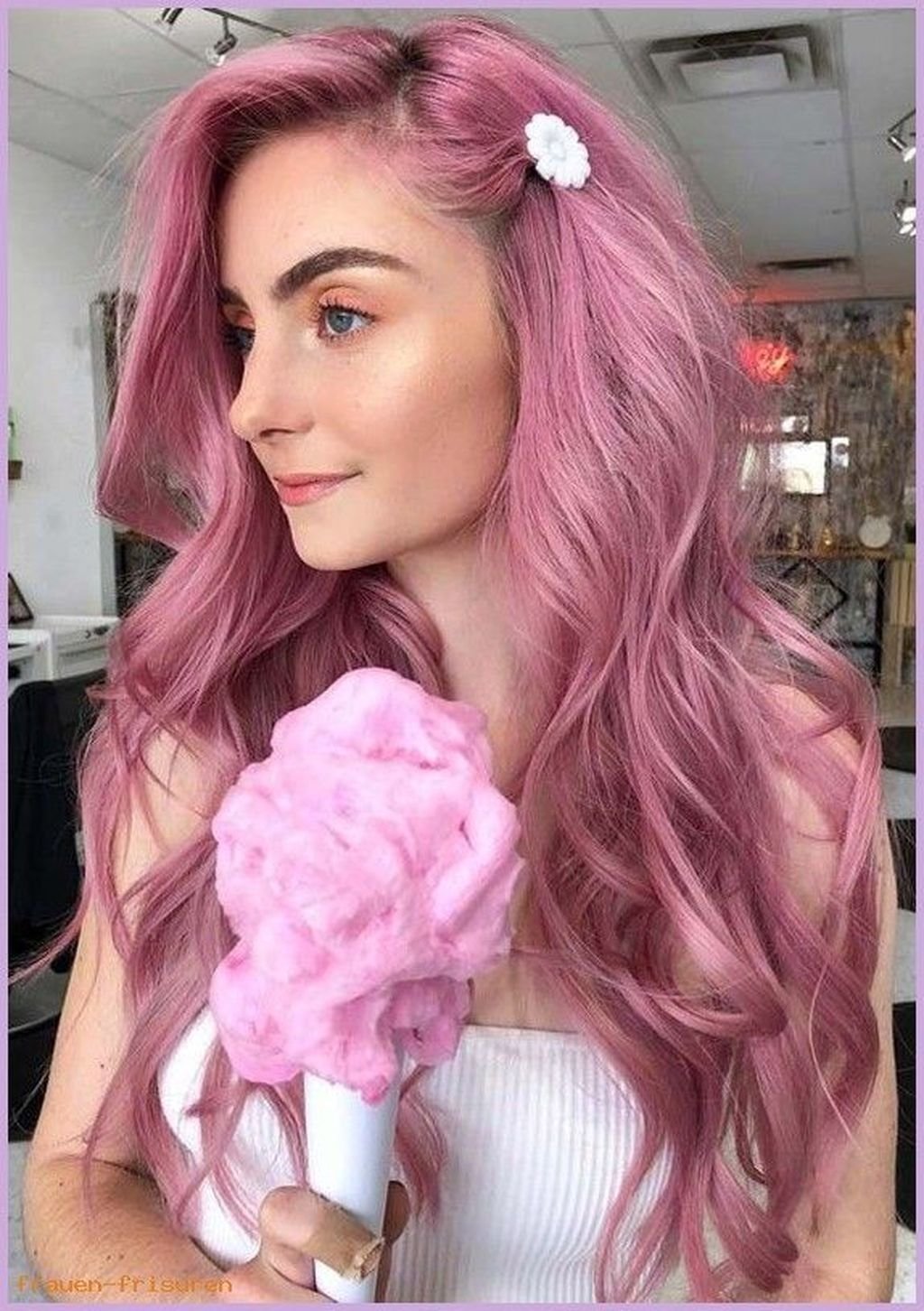 Включи розовый волос