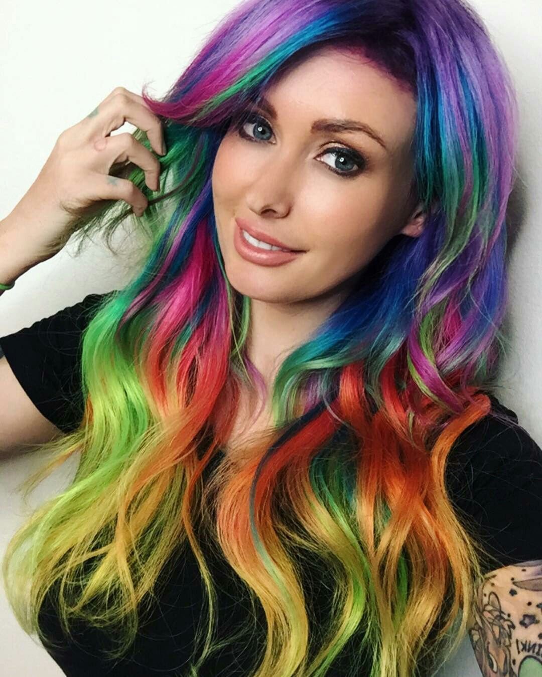Окраска волос тающий цвет