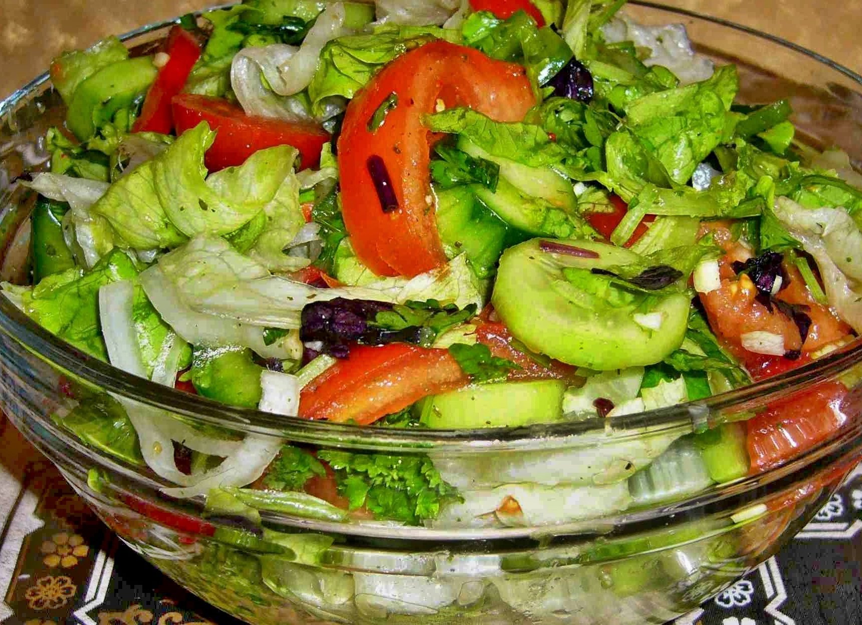 Очень вкусные салаты из овощей
