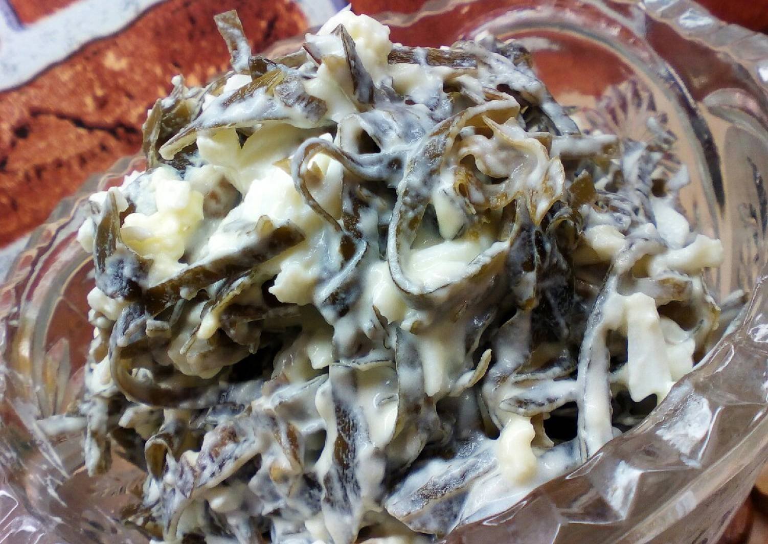 Морская капуста сушеная и в салате