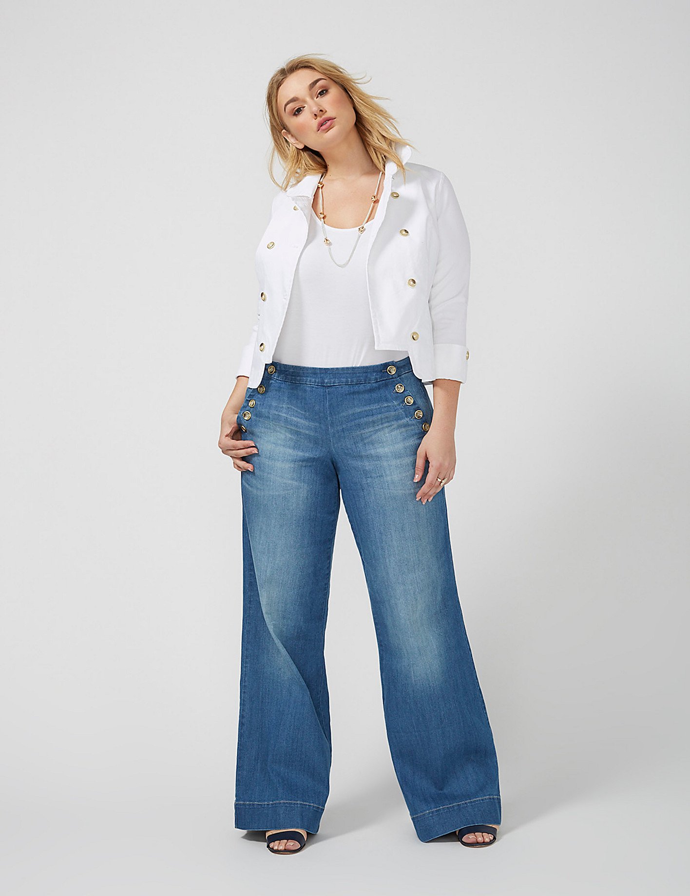 Модели джинсов женских для полных женщин