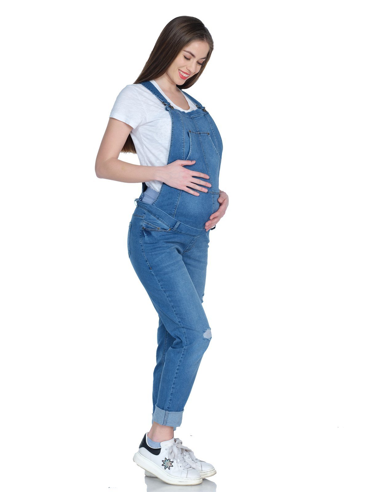 Комбинезон для беременных джинсовый Bona Dea