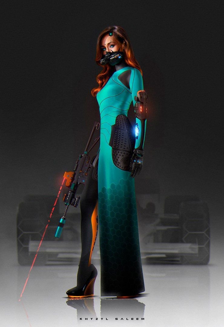 Cyberpunk 2077 одежда концепт