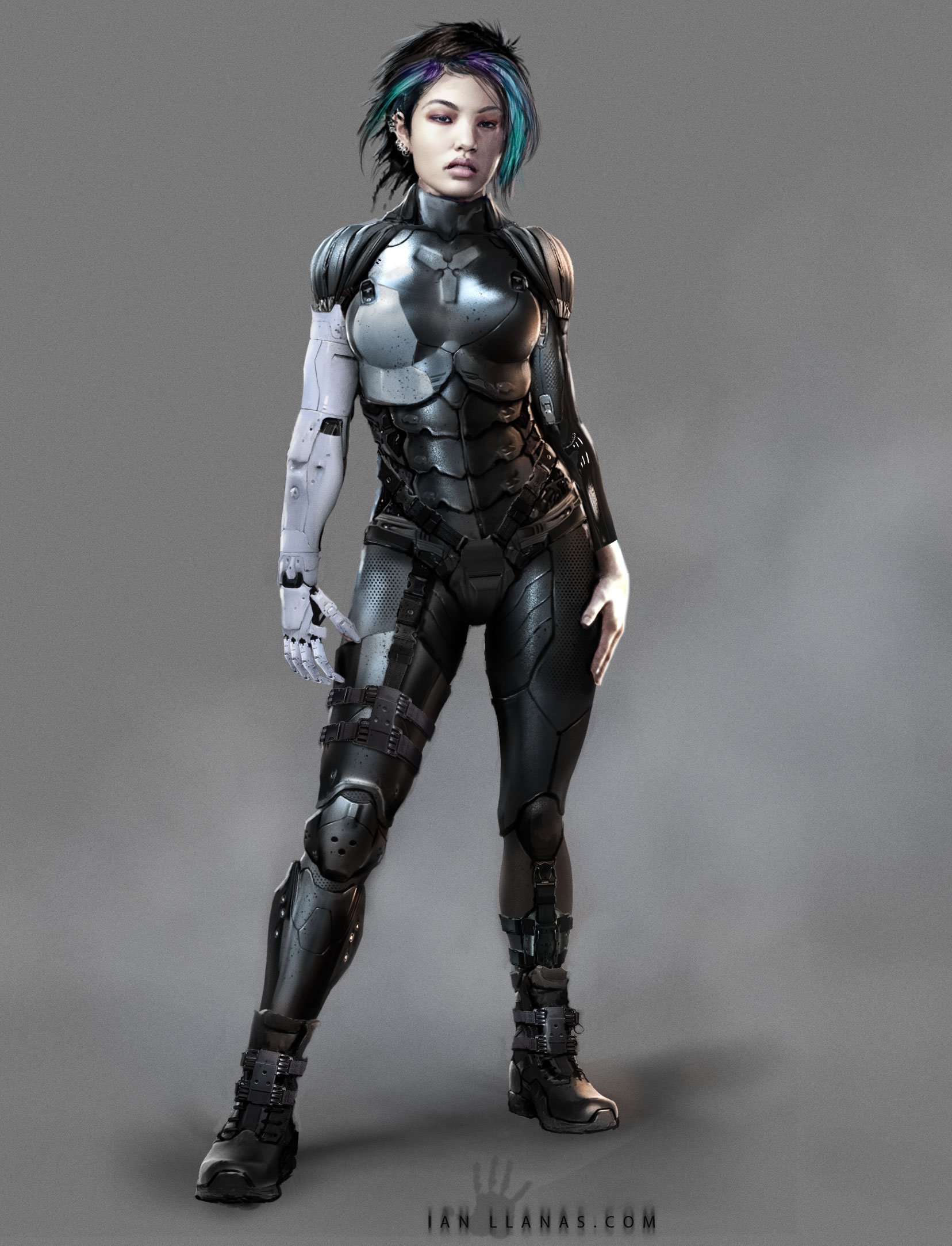 Cyberpunk concept art character фото 74
