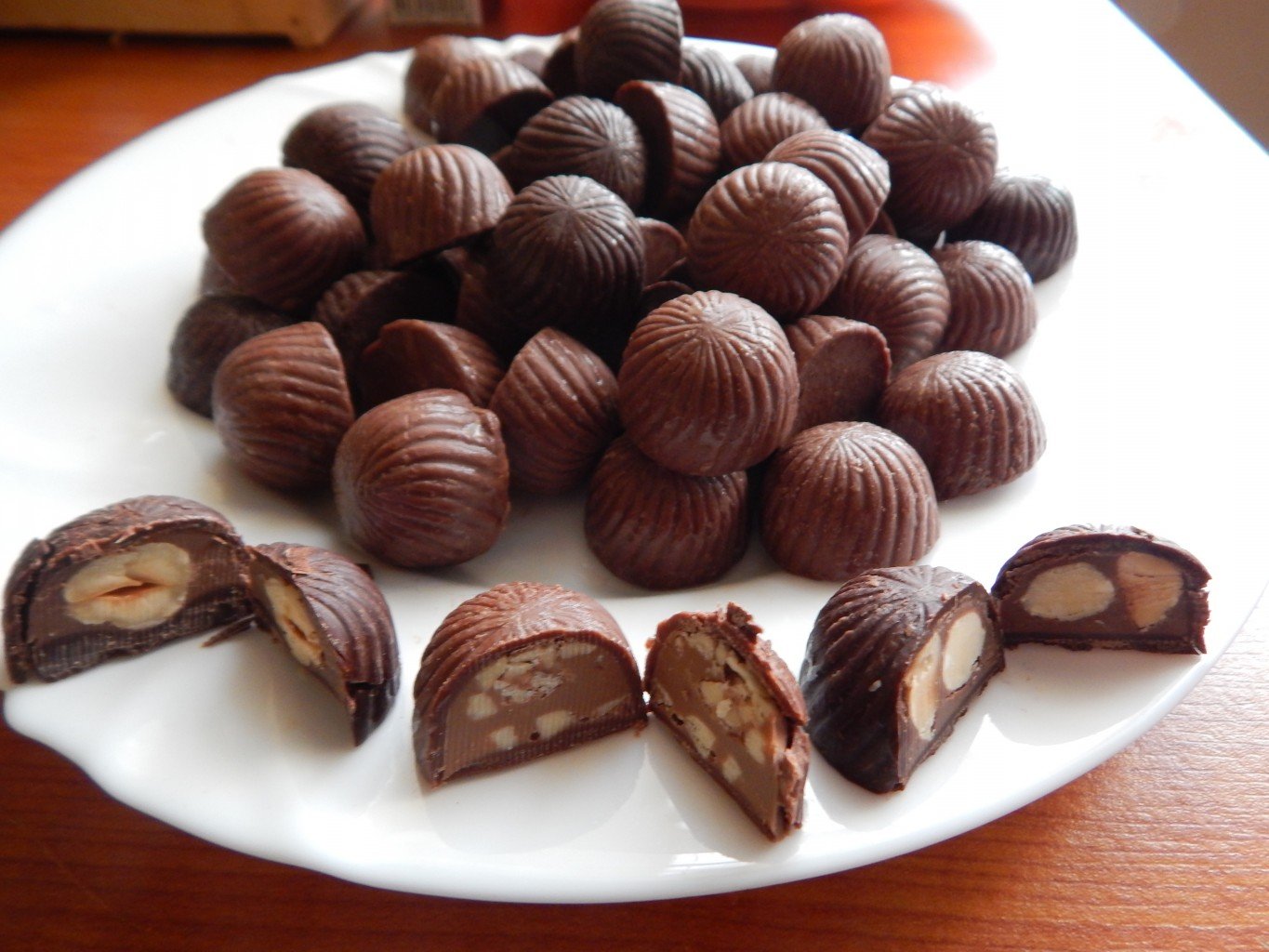 Шоколад из тертого ореха