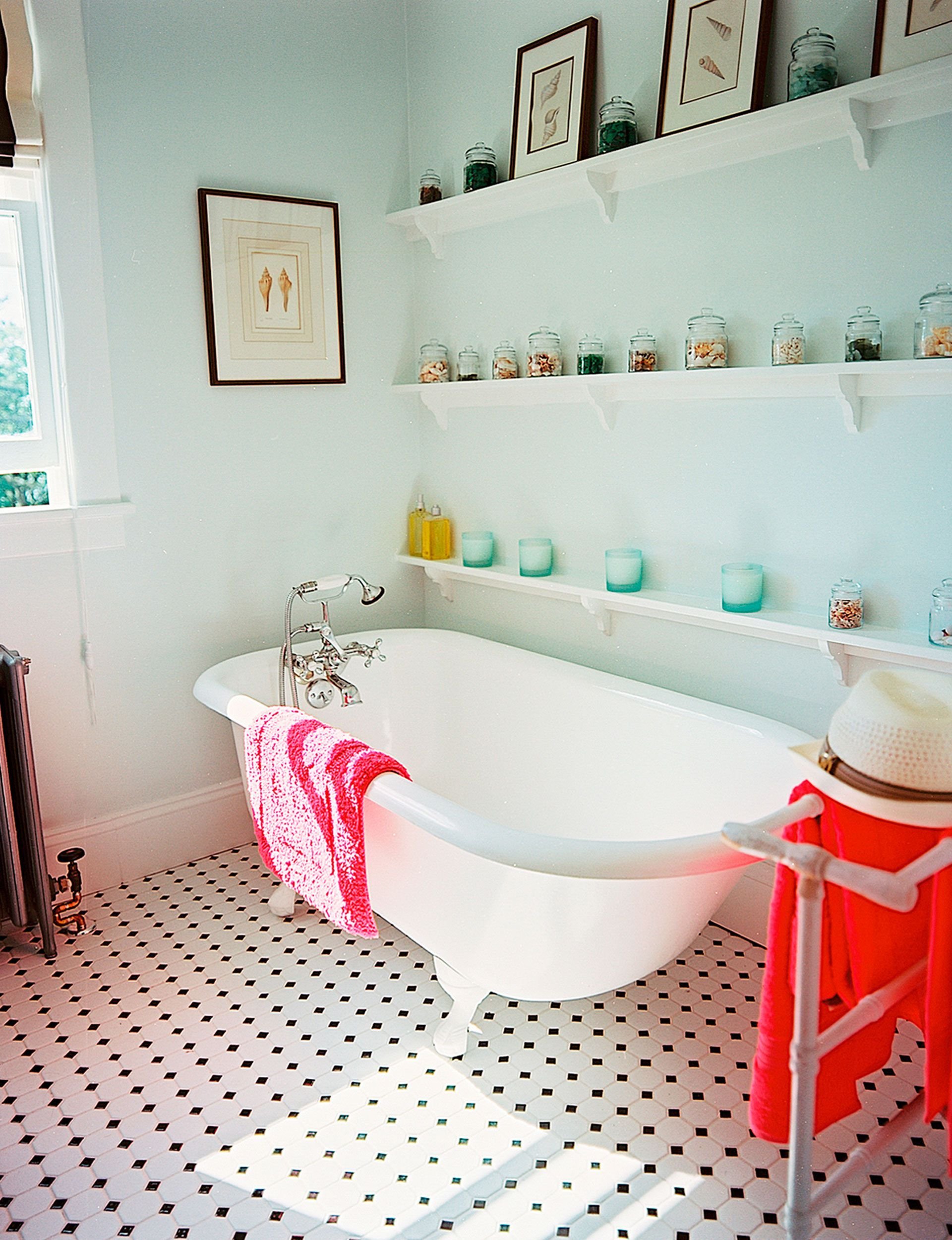 Ванной комната как красиво сделать. Ванная в стиле Сары Ричардсон.