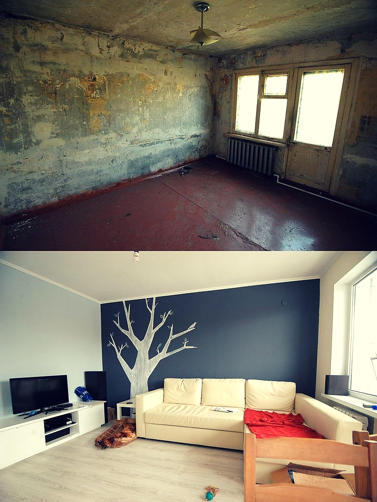 Квартира после капитального ремонта. Отделка квартир до и после. Комната до и после. Отделка квартиры. Интерьер до и после ремонта.